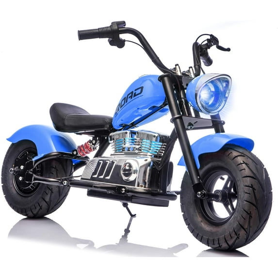 Akaber Kids Electric Dirt Bike, 24V Mototec Ride On Motorbike for Ages 8-14, 250W Kids Motorcycle up to 12.5 MPH, 10 Miles Range