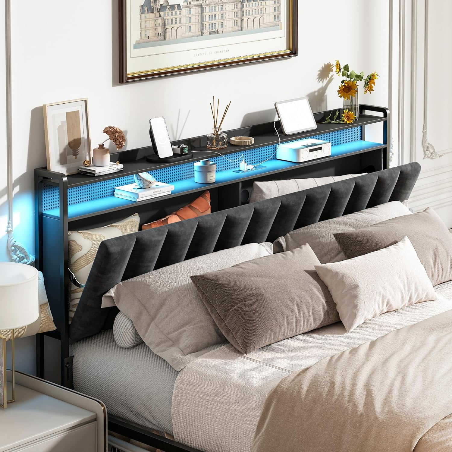 Akaber King Size Headboard only, Upholstered Headboard for Bed with ...
