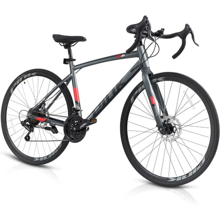 Akaber Road Bike, 700C Hybrid Bike for Men & Women, Adult Bike with 21-Speed Shimano Drivetrain, Lightweight Aluminum Frame, Commuter Bicycle