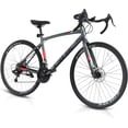 thumbnail image 1 of Akaber Road Bike, 700C Hybrid Bike for Men & Women, Adult Bike with 21-Speed Shimano Drivetrain, Lightweight Aluminum Frame, Commuter Bicycle, 1 of 9