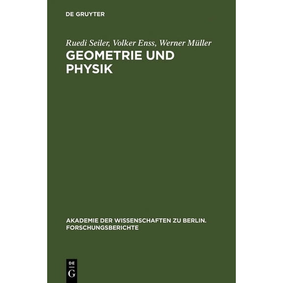 Akademie der Wissenschaften Zu Berlin. F Geometrie und Physik, Book 8, (Hardcover)