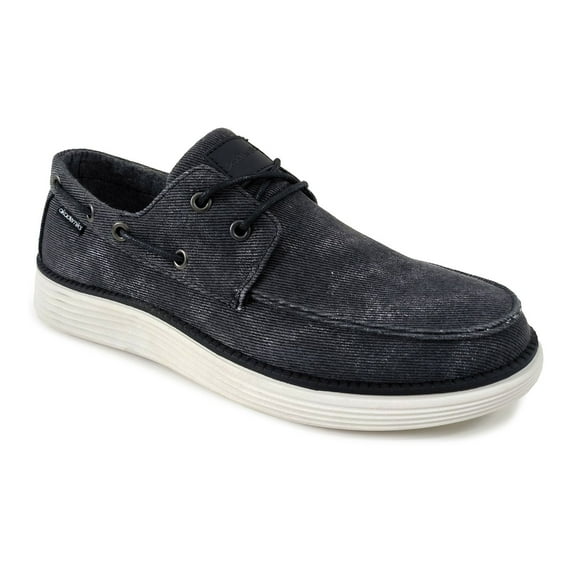 Akademiks Knox Men's Boat Shoes Color: Black Size: 10