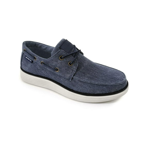 Akademiks Mens Knox Ribbed Boat Shoes