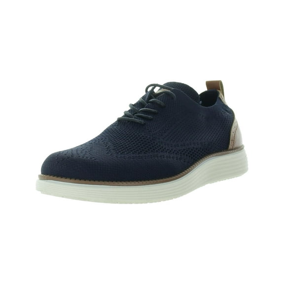 Akademiks Mens Olney-01 Lace-Up Knit Oxfords