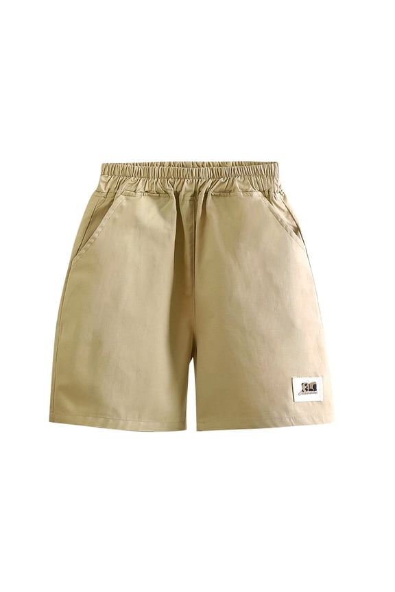 Bear Print Shorts,Summer Casual Loose Bottoms,Versatile Play Pants (Toddler Girl's or Girl's),Sizes 1-10 Years