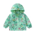 thumbnail image 1 of Akafmk Boys Girls Rain Jackets,Waterproof with Hood Lightweight Raincoat,Toddler Kids Fall Stormtrooper Coat Printed Hooded Zipper Jacket with Pockets Loose Outdoor Windbreaker Hiking Jackets, 1 of 4