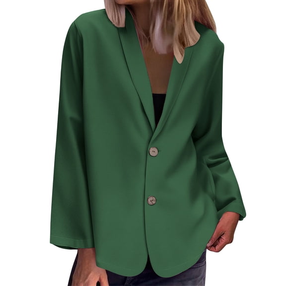 Akafmk Fall/Winter Blazers for Women Lightweight Open Front Cardigan Jacket,Dressy Casual Business Work Jacket,Solid Color Long Sleeve Suit Jacket
