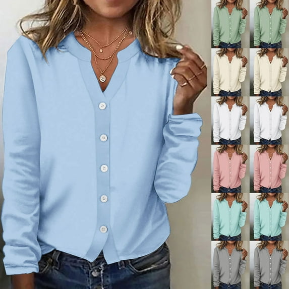 Akafmk Fall/Winter Women's Fall Jacket,Oversized Women's Fashion Jackets,Solid Color Long Sleeve Lightweight Windproof Fall Casual Jacket