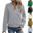 thumbnail image 1 of Akafmk Fall/Winter Women's Fall Jacket,Oversized Women's Fashion Jackets,Solid Color Long Sleeve Lightweight Windproof Fall Casual Jacket, 1 of 4