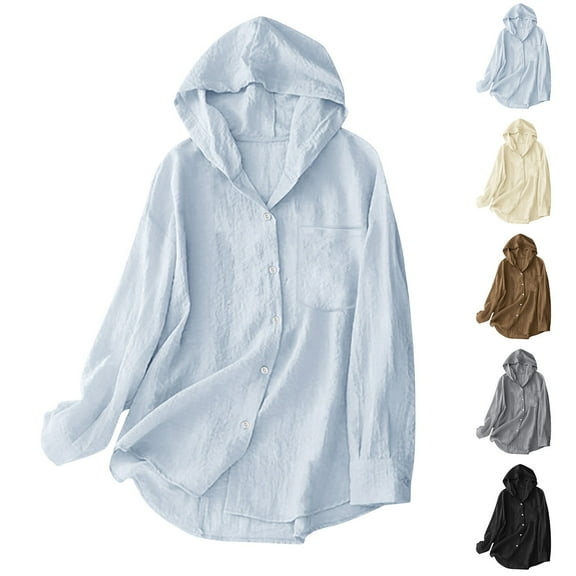 Akafmk Fall/Winter Women's Fall Jacket,Oversized Women's Fashion Jackets,Solid Color Long Sleeve Lightweight Windproof Fall Casual Jacket