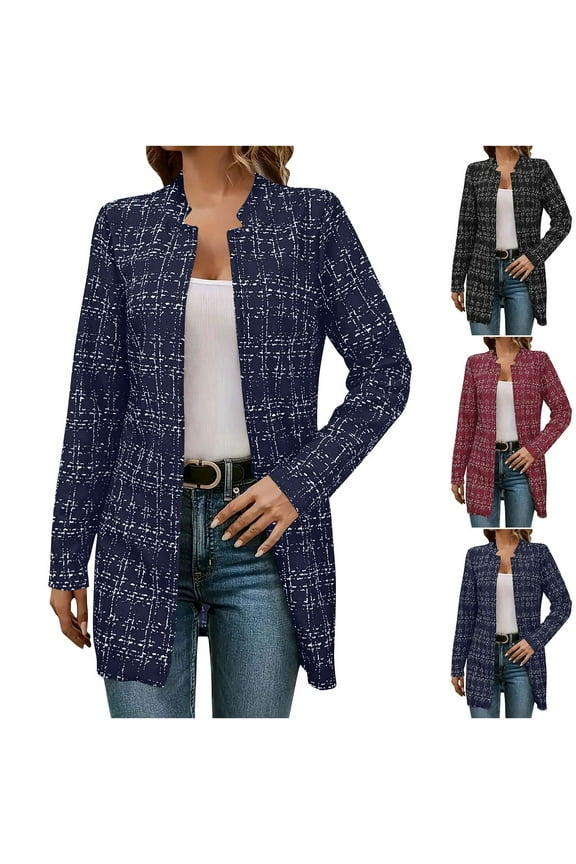 Fall/Winter Women's Fall Jacket,Oversized Women's Fashion Long Jackets,Solid Color Long Sleeve Lightweight Windproof Fall Casual Jacket