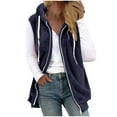 thumbnail image 1 of Akafmk Fleece Vests for Women,Sleeveless Winter Warm Jacket Coats,Womens Fall Winter Sleeveless Coat Zip Up Warm Jackets Outerwear with Pockets Coats Vests for Fall and Winter, 1 of 5
