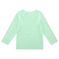 thumbnail image 1 of Akafmk Girls Casual Undershirt,Comfortable Lightweight Basic Shirts,Fashion Round Neck Solid Color Undershirt Long Sleeve Underscrubs Basic Tee 2-3 Years, 1 of 4
