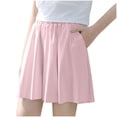 thumbnail image 1 of Akafmk Happy Print Skort with Pockets,Summer Lightweight Loose Casual Athletic Pants,Breathable Outdoor Playwear (Toddler Girl's or Girl's),Sizes 3-15 Years, 1 of 4