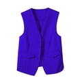 thumbnail image 1 of Akafmk Plus Size Blazer Vests for Women,Casual Sleeveless Open Front Dressy Business Jacket,Women's Solid Color Buttons Pockets Sleeveless Waistcoat Top Blazer Suit Coat Loose Fitting Vests Tops, 1 of 5