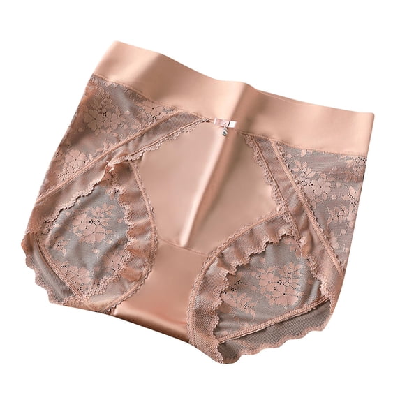 Akafmk Plus Size Underwear for Women Low Waisted Lace Briefs Solid Color Comfortable Breathable Underwear Panties, Sizes M-3XL
