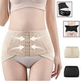 thumbnail image 1 of Akafmk Plus Size Womens Shapewear Underwear High Waisted Briefs Powerful Abdominal with Waist Cinching Shaping Postpartum Hip Correction Pelvic Belt Comfortable Breathable Underwear Panties, 1 of 5
