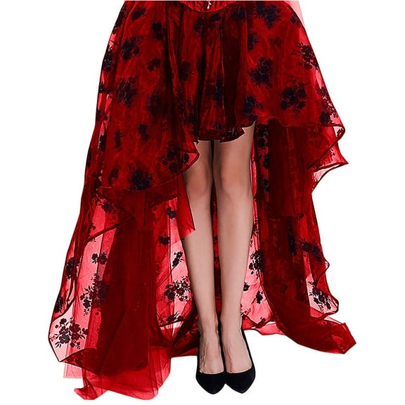 Akafmk Plus Size Womens Skirts,Summer Womens Casual Skirts,Solid Color Elastic High Waist Tutus Skirts Dance Skirts Long Skirts