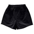 thumbnail image 1 of Akafmk Solid Color Casual Shorts,Summer Lightweight Elastic Waist Bottoms,Versatile Playwear for Girls (Toddler Girl's or Girl's), 1 of 5
