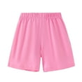 thumbnail image 1 of Akafmk Stretch Biker Shorts,Summer Thin Shorts Without Pockets,Comfortable Casual Leggings (Toddler Girl's or Girl's),Sizes 2-13 Years, 1 of 2