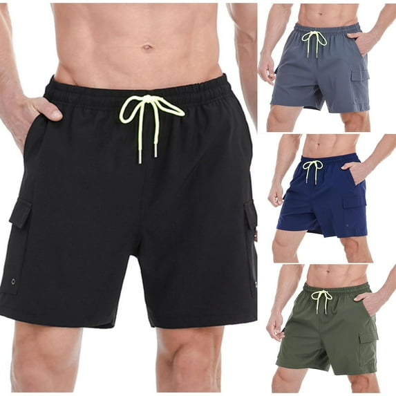 Akafmk Summer Cargo Shorts for Men Casual Work Shorts Relaxed Loose Fitting Twill Chino Shorts Fishing Camping Casual Golf Workwear Shorts, Sizes S-3XL