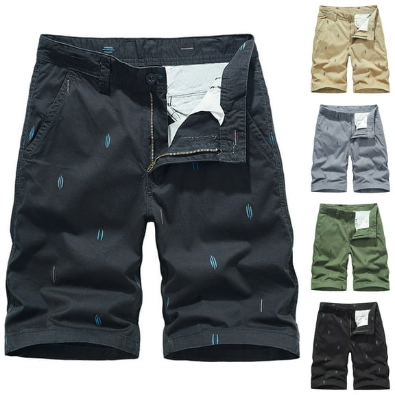 Akafmk Summer Cargo Shorts for Men Casual Work Shorts Relaxed Loose Fitting Outdoor Hiking Fishing Shorts with Multi Pockets, Sizes S-3XL