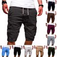 thumbnail image 1 of Akafmk Summer Cargo Shorts for Men Casual Work Shorts Relaxed Loose Fitting Stretch Hiking Beach Shorts with Multi Pockets, Sizes S-5XL, 1 of 5