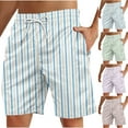 thumbnail image 1 of Akafmk Summer Men Casual Shorts Plus Size Swim Trunks Loose Fitting Quick Dry Lightweight Running Shorts Print Swimwear Beach Shorts, Sizes S-5XL, 1 of 4