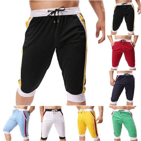 Akafmk Summer Men Casual Shorts Plus Size Swim Trunks Loose Fitting Quick Dry Lightweight Running Shorts Swimwear Beach Shorts, Sizes S-2XL