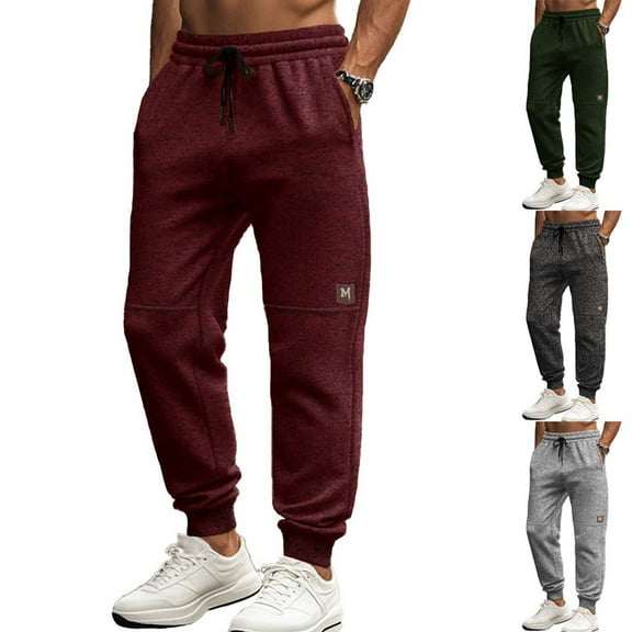 Akafmk Summer Mens Sweatpants Baggy Drawstring Athletic Jogger Pants Track Training Active Sports Pants Lightweight Relaxed Fitting Running Pants Gray XL