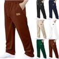 thumbnail image 1 of Akafmk Summer Mens Sweatpants Baggy Drawstring Athletic Jogger Pants Track Training Active Sports Pants Lightweight Relaxed Fitting Running Pants Green L, 1 of 5