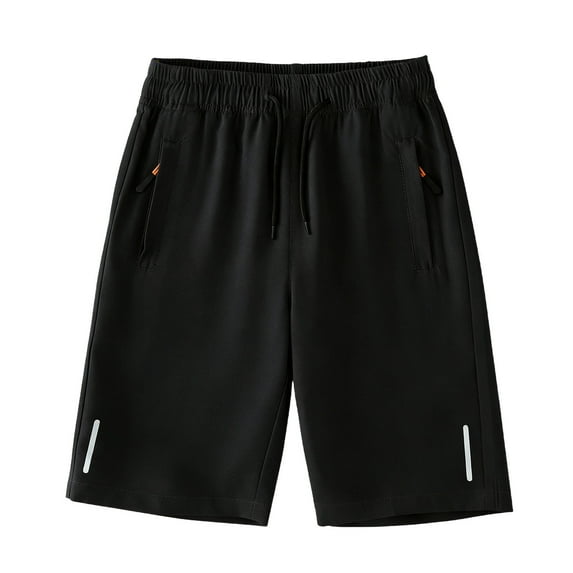 Akafmk Summer Quickly Dry Shorts,Elastic Waist Athletic Training Bottoms with Pockets (Toddler Boy's or Boy's),Sizes 3-15 Years