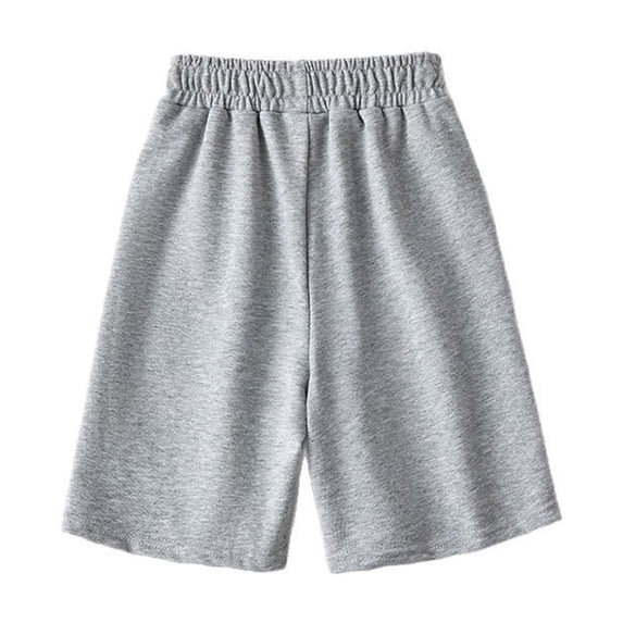 Akafmk Summer Solid Athletic Shorts,Elastic Waist Casual Comfortable Bottoms (Toddler Boy's or Boy's),Sizes 3-14 Years