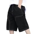thumbnail image 1 of Akafmk Summer Solid Cargo Shorts,Elastic Waist Athletic Bottoms with Side Pockets (Toddler Boy's or Boy's),Sizes 4-15 Years, 1 of 6