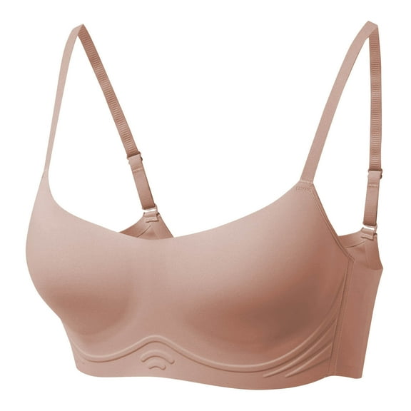 Akafmk Wireless Push Up Bra for Women,High Support Comfortable Bra for Women,No Show Comfortable Underwear for Daily Wear L