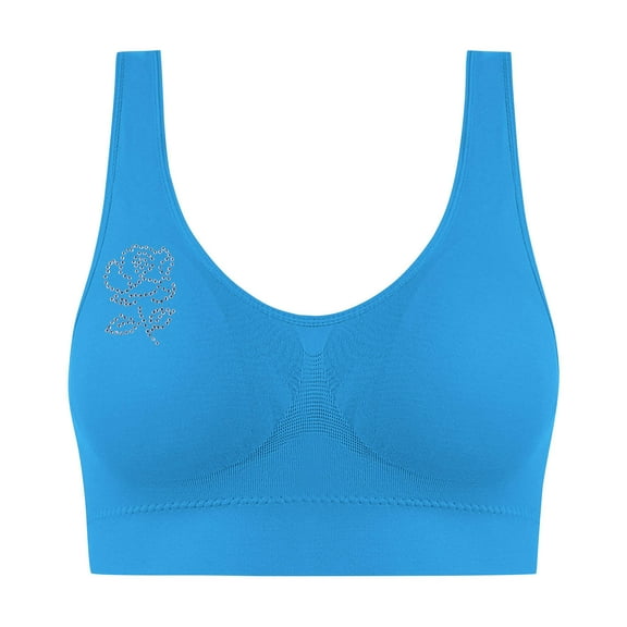 Akafmk Wireless Push Up Bra for Women,High Support Comfortable Bra for Women,No Show Comfortable Underwear for Daily Wear L