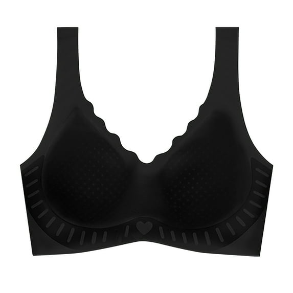 Akafmk Wireless Push Up Bra for Women,High Support Comfortable Bra for Women,No Show Comfortable Underwear for Daily Wear L