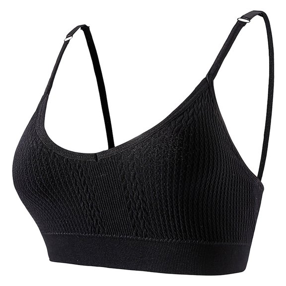 Akafmk Wireless Push Up Bra for Women,High Support Comfortable Bra for Women,No Show Comfortable Underwear for Daily Wear L