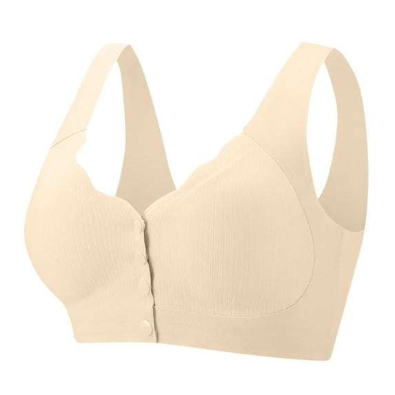 Akafmk Wireless Push Up Bra for Women,High Support Comfortable Bra for Women,No Show Comfortable Underwear for Daily Wear L