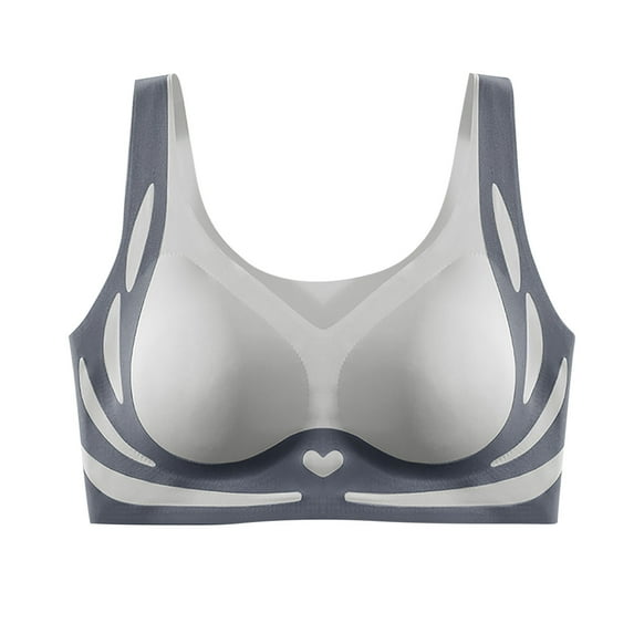Akafmk Wireless Push Up Bra for Women,High Support Comfortable Bra for Women,No Show Comfortable Underwear for Daily Wear M