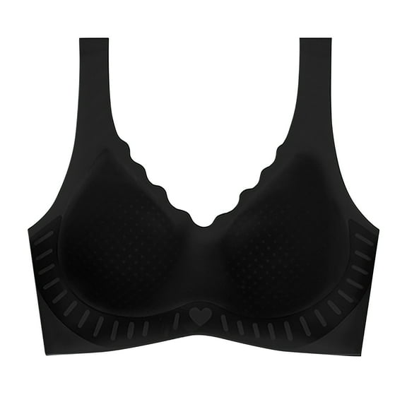 Akafmk Wireless Push Up Bra for Women,High Support Comfortable Bra for Women,No Show Comfortable Underwear for Daily Wear M