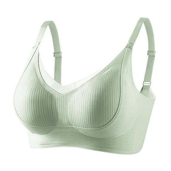 Akafmk Wireless Push Up Bra for Women,High Support Comfortable Bra for Women,No Show Comfortable Underwear for Daily Wear XL