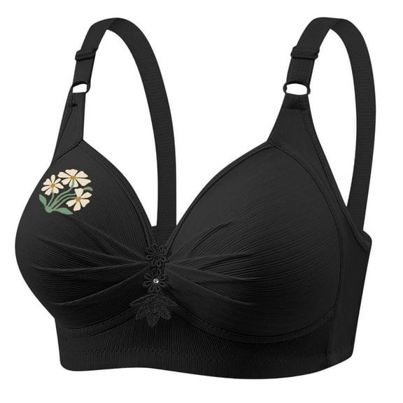 Akafmk Wireless Push Up Bra for Women,High Support Comfortable Bra for Women,No Show Comfortable Underwear for Daily Wear XXL