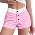 thumbnail image 1 of Akafmk Women's Plus Size Pajamas Shorts,Women Cotton Pajamas Shorts Soft Sleepwear Bottom Shorts Loose Home Shorts Lightweight Loungewear Shorts, 1 of 3