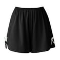 thumbnail image 1 of Akafmk Women's Plus Size Pajamas Shorts,Women Cotton Pajamas Shorts Soft Sleepwear Bottom Shorts Loose Home Shorts Lightweight Loungewear Shorts, 1 of 4