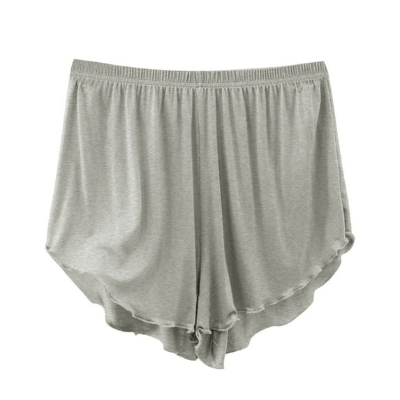 Akafmk Women's Plus Size Pajamas Shorts,Women Cotton Pajamas Shorts Soft Sleepwear Bottom Shorts Loose Home Shorts Lightweight Loungewear Shorts