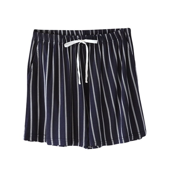 Akafmk Women's Plus Size Pajamas Shorts,Women Cotton Pajamas Shorts Soft Sleepwear Bottom Shorts Loose Home Shorts Lightweight Loungewear Shorts