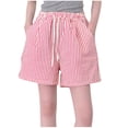thumbnail image 1 of Akafmk Women's Plus Size Pajamas Shorts,Women Cotton Pajamas Shorts Soft Sleepwear Bottom Shorts Loose Home Shorts Lightweight Loungewear Shorts, 1 of 4