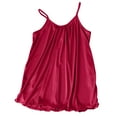 thumbnail image 1 of Akafmk Women's Sleeveless Cami Pajama Tops,Women's Cotton Sleepwear T-Shirt,Fashion Solid Color V Neck Loose Camisole Underwear Not Sleeve Pajama, 1 of 4