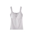 thumbnail image 1 of Akafmk Women's Sleeveless Cami Pajama Tops,Women's Cotton Sleepwear T-Shirt,Fashion Solid Color with Chest Pad No Steel Rings Bottom Underwear, 1 of 3